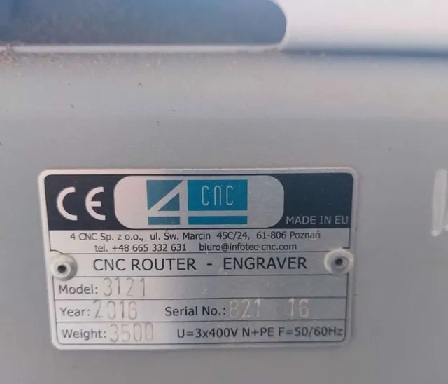 Обрабатывающий центр CNC infotec 3121 PRO PLUS с ЧПУ