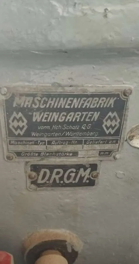 Станок листогибочный Weingarten