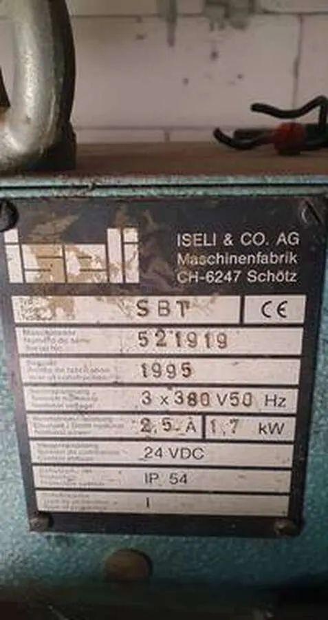 Заточной станок ISELI SBT