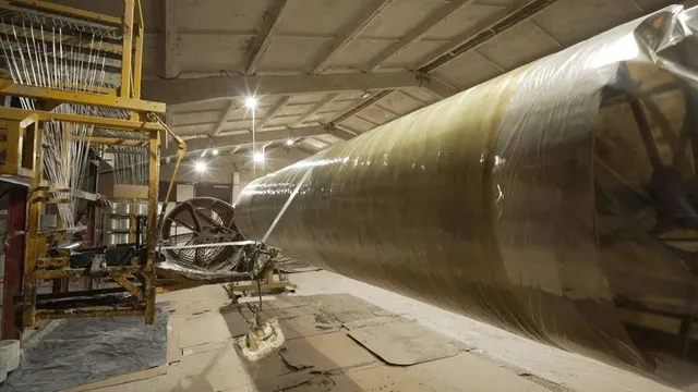 Станок для производства стеклопластиковых емкостей