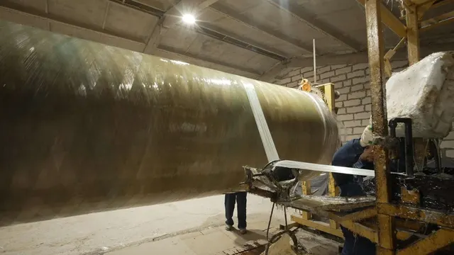 Станок для производства стеклопластиковых емкостей