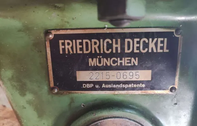 Станок универсальный фрезерный УДГ FRIEDRICH DECKEL