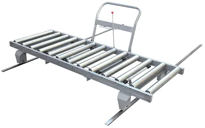 Рельсовая тележка с роликами 2500*600*300