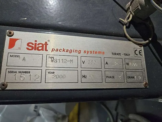 Паллетообмотчик для упаковки грузов Siat WS112-M