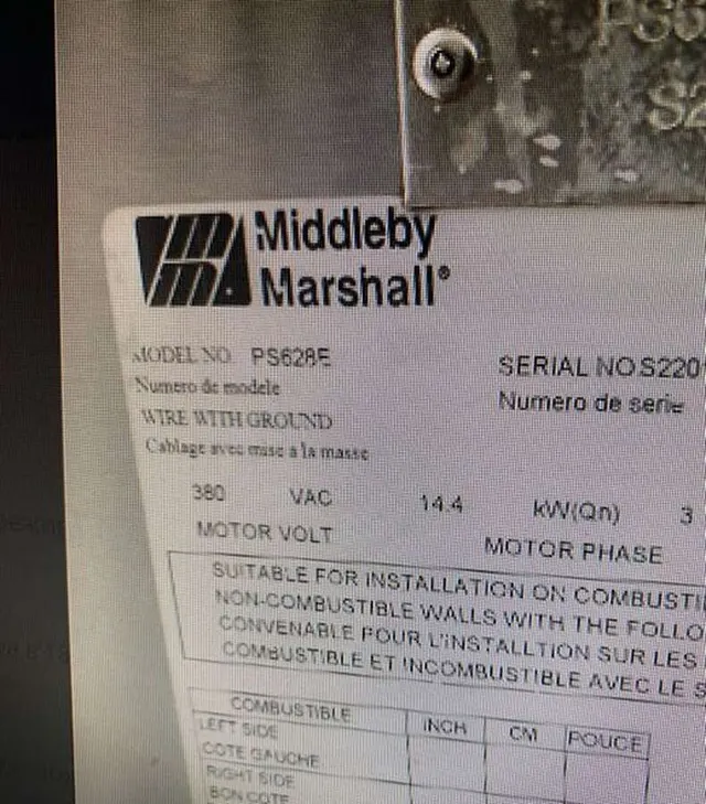 Печь для пиццы Middleby Marshall PS628E