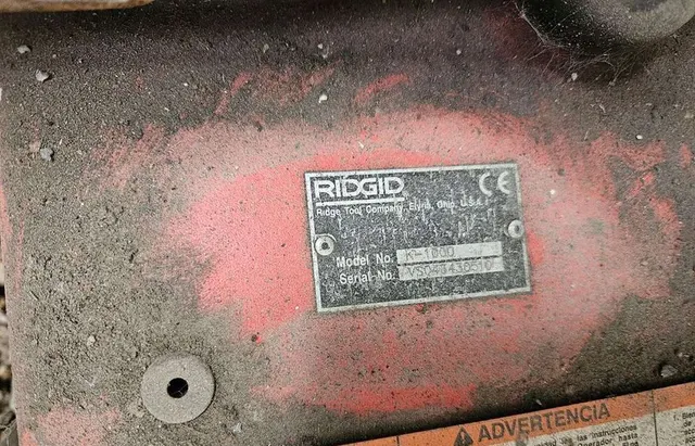 Машина прочистная стержневая RIDGID K-100