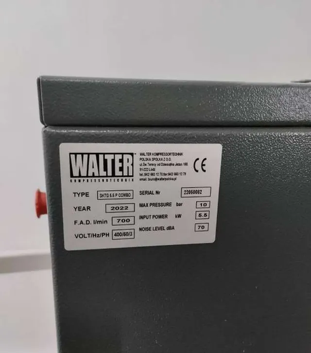 Стационарный компрессор Walter SKTG 5,5 P COMBO