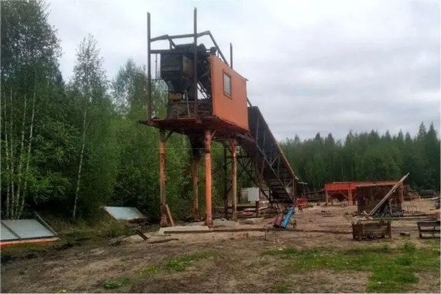 Мобильно-передвижной бетонный завод