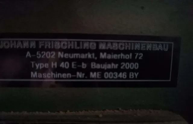 Пресс для шпонирования H 40 E - b