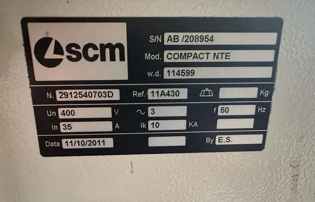 Четырехсторонний станок SCM Compact NTE