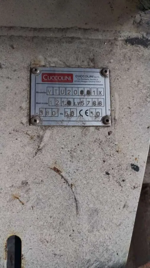 Вибросито промышленное cuccolini VTU20001X