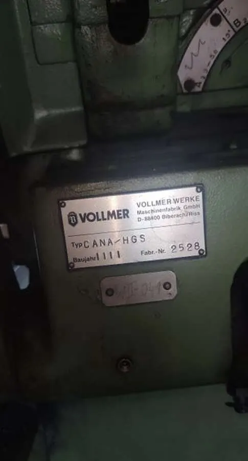 Заточной станок для рамных пил Vollmer CANA/HGS