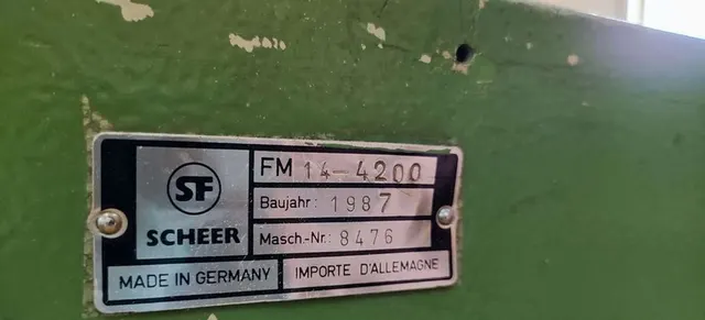 Станок форматно-раскроечный Sheer FM14-4200