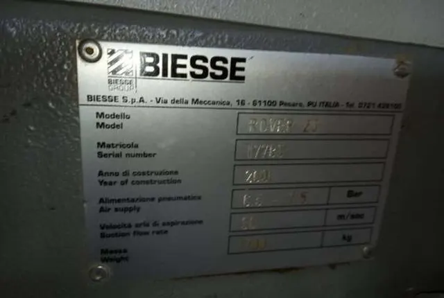 Обрабатывающий центр BIESSE Rover 23 с ЧПУ