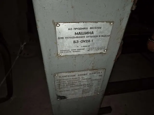 Укладчик бутылок Б3-ОУ2А-1