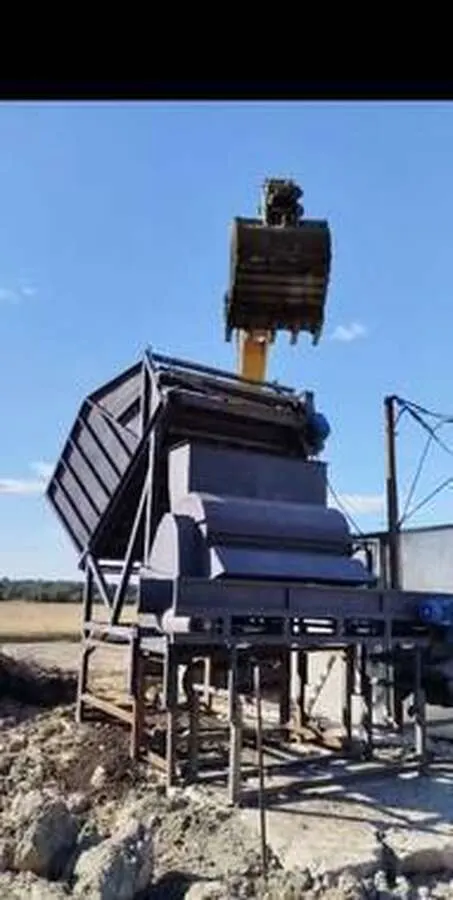 Дробилка торфа, компоста, земли
