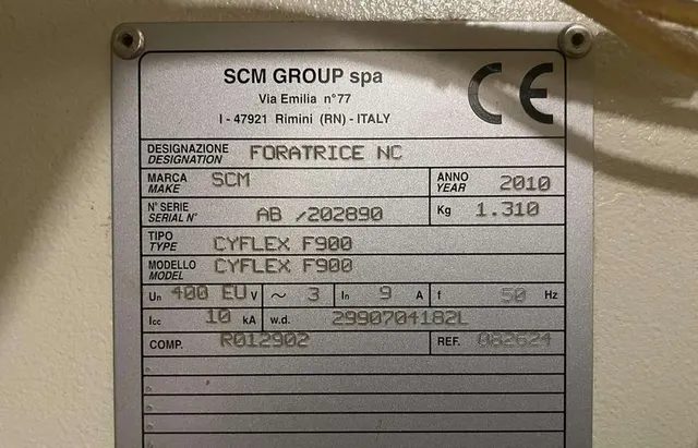 Обрабатывающий центр SCM Cyflex F900