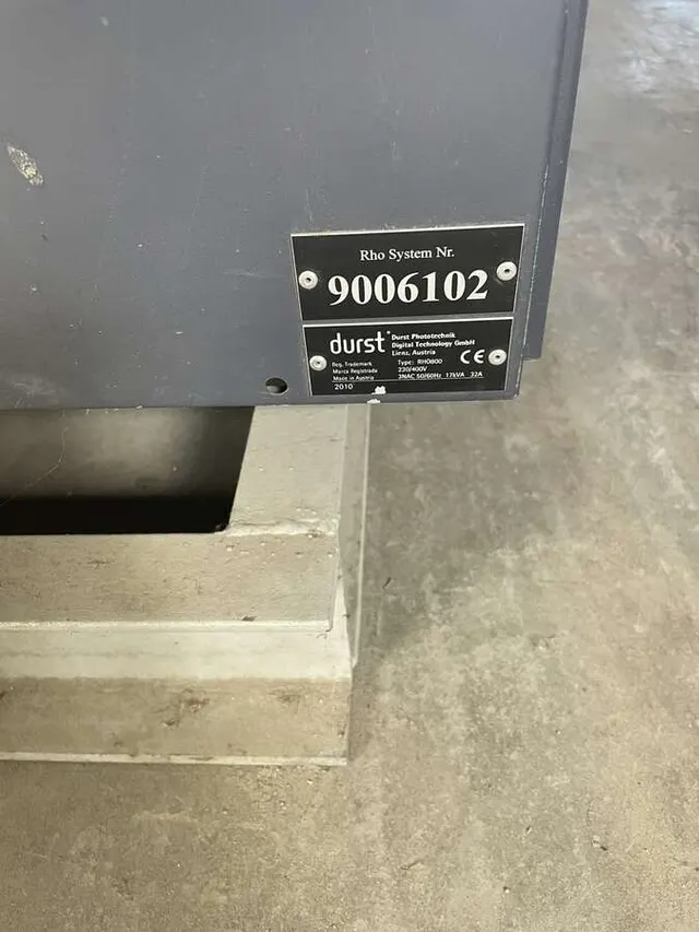 Печатный станок DURST PHOTOTECHNIK RHO 800