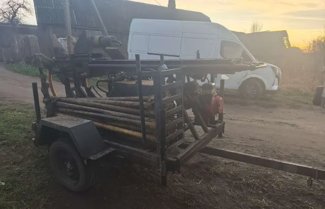 Буровая установка на базе прицепа