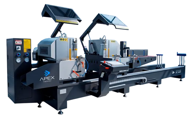 Тяжелый двухголовый торцовочный станок APEX Alucraft AL 600