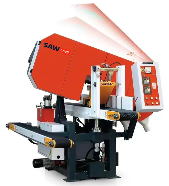 Ленточно-делительный однопильный станок SAWLINE SL 250(A)