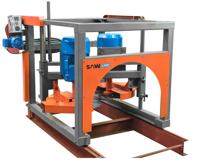 Дисковая горизонтальная пилорама SAWLINE G2P-550