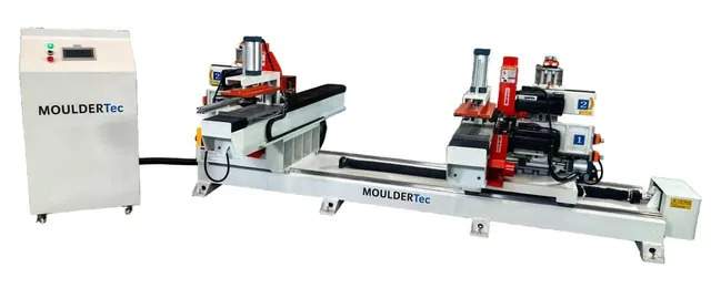 Двухсторонний шипорезный станок для инженерной доски MOULDERTEC 6018