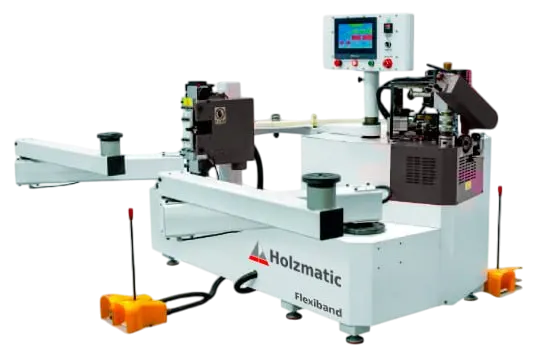 Кромкооблицовочный станок для криволинейных деталей HOLZMATIC Flexiband