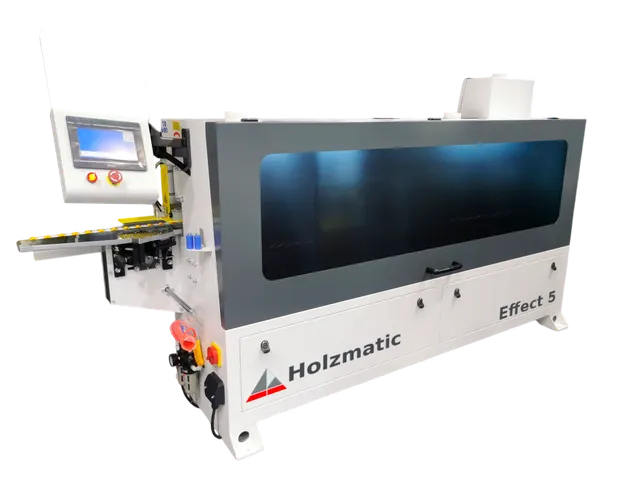 Компактный автоматический кромкооблицовочный станок HOLZMATIC Effect 5