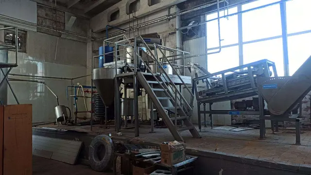 Линия производства казеина