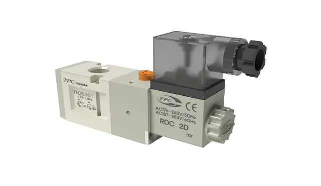 RDS301-2D-G01B пневмораспределитель 3/2 Н.О. 220AC, 1/8
