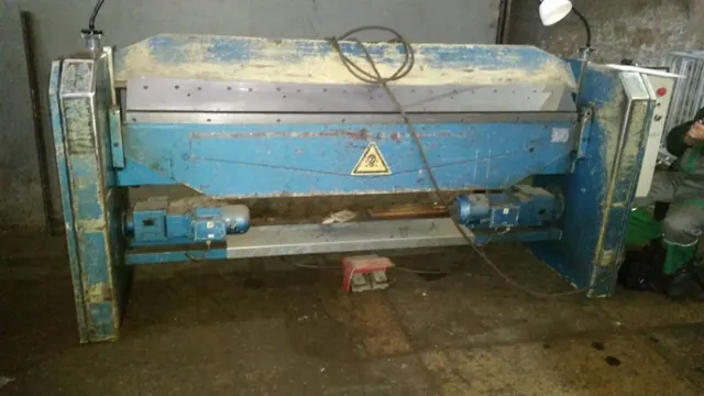 Листогиб с поворотной балкой TFMS 20/15 2000х1,5мм
