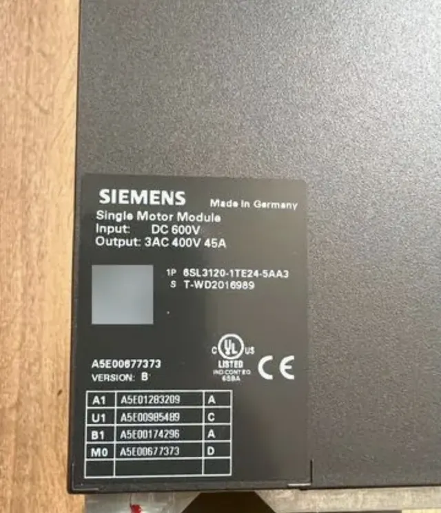 Сиеменс 6sl3120-1te24-5aa3